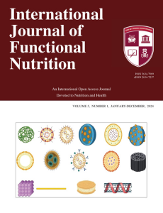 International Journal of Functional Nutrition
