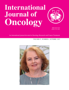 International Journal of Oncology